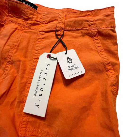 Sanctuary Orange Shorts Size 28 NWT - Picture 3 of 6
